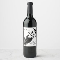 Piment moderne, noir et blanc