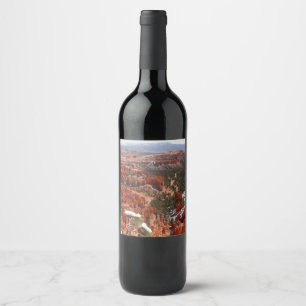 Étiquette Pour Bouteilles De Vin Point d'inspiration à Bryce Canyon I