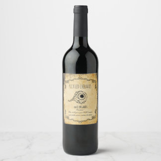 Étiquette Pour Bouteilles De Vin Potions de pharmacie Yeux marinés Halloween vintag