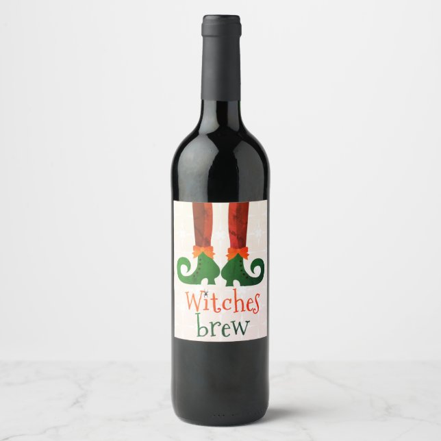Étiquette Pour Bouteilles De Vin Potions de Sorcières 2 (Devant)