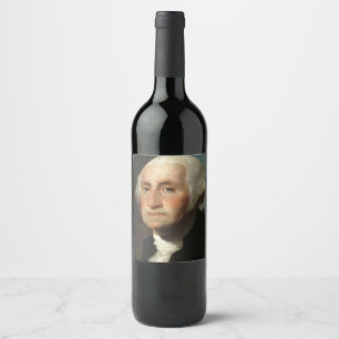 Étiquette Pour Bouteilles De Vin Président George Washington