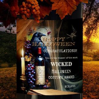 Étiquette Pour Bouteilles De Vin Prix éffrayant du costume d'Halloween en Wicked