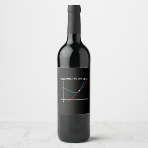 Étiquette Pour Bouteilles De Vin Prof de maths parfois je déraille