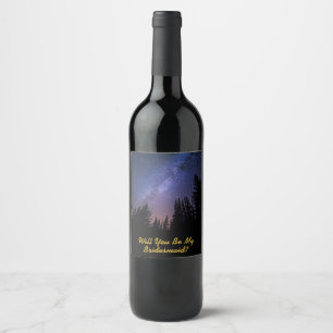 Étiquette Pour Bouteilles De Vin Proposition de la ménagère Vin Étiquette - Nuit ét
