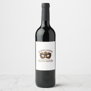 Étiquette Pour Bouteilles De Vin Quarante & Fabuleux : La Serenissima