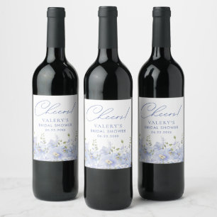 Étiquette Pour Bouteilles De Vin Quelque chose de bleu avant de faire Fête des mari