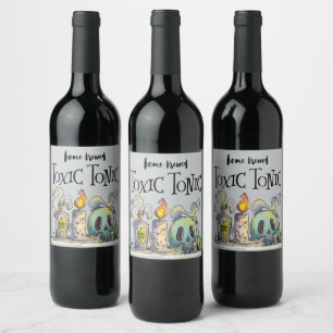 Étiquette Pour Bouteilles De Vin Quelque chose étiquette mauvais de vin de partie
