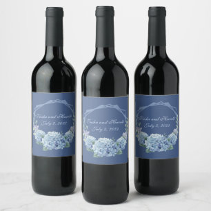 Étiquette Pour Bouteilles De Vin Raisins de vin Fleurs personnalisées Rouge Blanc