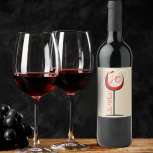 Étiquette Pour Bouteilles De Vin Red Wine Funny 70 so what 70th Birthday