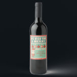 Étiquette Pour Bouteilles De Vin Retro Christmas Cheer ! Fêtes<br><div class="desc">Retro Christmas Cheer ! Étiquettes de vin de vacances. Retro Christmas Cheer est joyeux et vous rapportera joyeusement dans les années 60 pendant votre période de vacances. Customisez vos cadeaux de vin avec ce étiquette de vacances moderne. Ce design s'harmonise avec notre Retro Christmas Cheer Collection à MetroEvents sur Zazzle....</div>