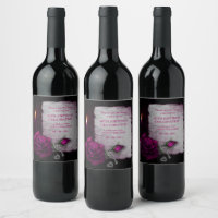 Romantique gothique Rose & bougie Anniversaire