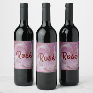 Étiquette Pour Bouteilles De Vin Rosé