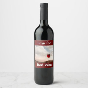 Étiquette Pour Bouteilles De Vin Rouge