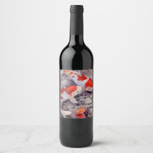 Étiquette Pour Bouteilles De Vin Rouge et blanc
