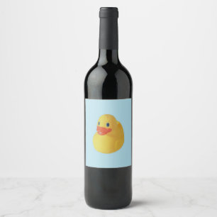 Étiquette Pour Bouteilles De Vin Rubber Ducky