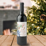 Étiquette Pour Bouteilles De Vin Rustic Red Berries Mariage de Noël Numéro de table<br><div class="desc">Rustic Red Berries Mariage de Noël Numéro de table Étiquette de vin. Élevez votre mariage de Noël avec notre Rustic Red Berries Table Numéro Étiquettes de vin. Conçus avec soin, ces charmants étiquettes allient une élégance rustique et une joie saisonnière. Le riche motif de baies rouges ajoute une touche de...</div>