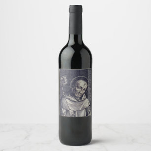 Étiquette Pour Bouteilles De Vin Saint Bernard of Clairvaux