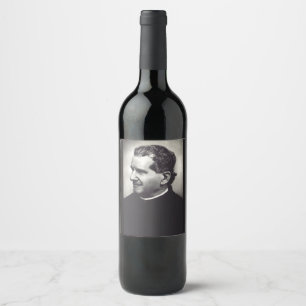 Étiquette Pour Bouteilles De Vin Saint Jean Bosco Père et Maître de la Jeunesse