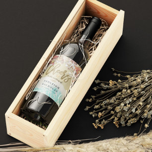 Étiquette Pour Bouteilles De Vin Salutations À L'Été Mariage Sandy Beach Starfish