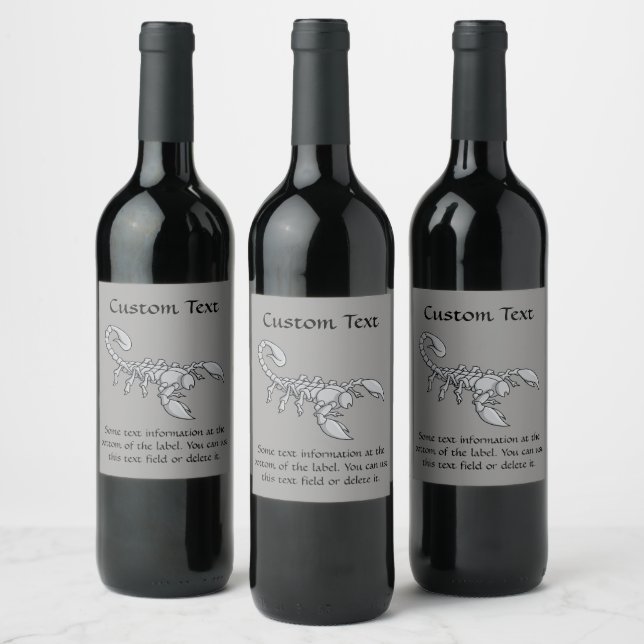 Étiquette Pour Bouteilles De Vin Scorpion icon (Bouteilles)