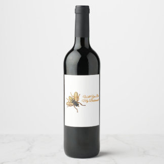 Étiquette Pour Bouteilles De Vin Serez-Vous Ma Demoiselle d'Honneur ? Étiquette de
