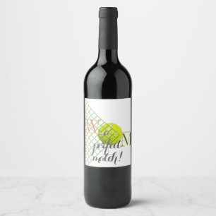 Étiquette Pour Bouteilles De Vin Serviette en papier A Perfect Match