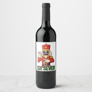 Étiquette Pour Bouteilles De Vin Six Seven Bonhomme de Neige Noël Casse-Noisette 6 