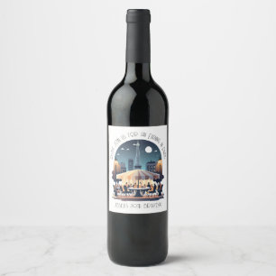 Étiquette Pour Bouteilles De Vin Soirée À Paris