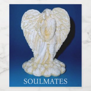 Étiquette Pour Bouteilles De Vin SOULMATES - Étiquette de vin