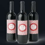 Étiquette Pour Bouteilles De Vin Special Delivery From Santa North Pole Christmas<br><div class="desc">Un étiquette de Noël amusant du Pôle Nord pour emballer vos cadeaux de Noël. Conçu pour vous par Blackberry Boulevard.</div>