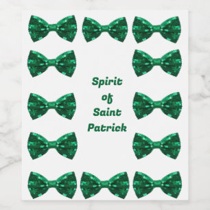 Étiquette Pour Bouteilles De Vin Spirit of Saint Patrick Vin et vin mousseux La