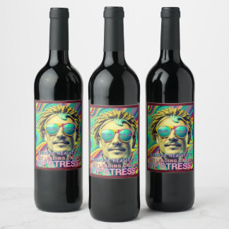ÉTIQUETTE POUR BOUTEILLES DE VIN SURREAL