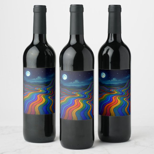 Étiquette Pour Bouteilles De Vin Surreal Dream Land (Bouteilles)