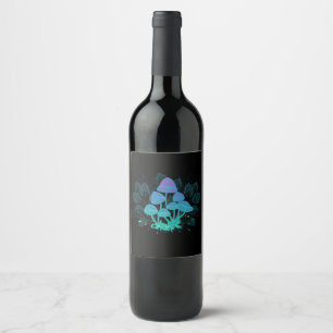 Étiquette Pour Bouteilles De Vin Tabourets dans Bushes