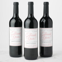 Tag Merci de vignette Mariage rose et gris