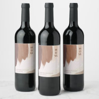 Terre Cuite Épicée | Étiquette de Vin de Mariage M