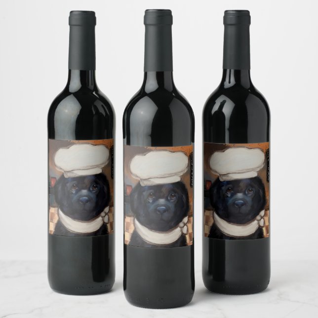 Étiquette Pour Bouteilles De Vin Terre-Neuve (Bouteilles)