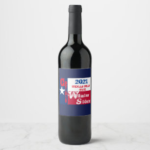 ÉTIQUETTE POUR BOUTEILLES DE VIN TEXAS ROCKS