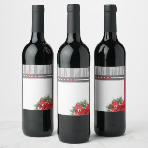 ÉTIQUETTE POUR BOUTEILLES DE VIN THÈME DE VACANCES DANS CENTRAL PARK