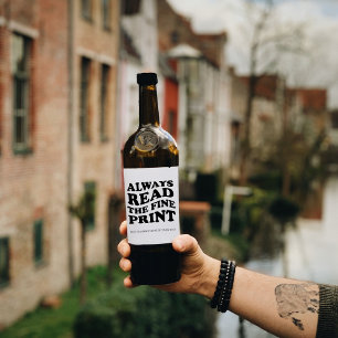 Étiquette Pour Bouteilles De Vin Toujours Lire Le Faire-part Bébé À Belle Impressio