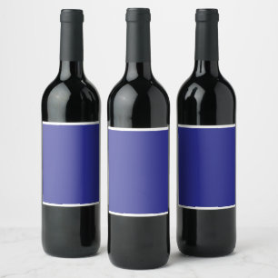 Étiquette Pour Bouteilles De Vin Transformez votre espace avec un bleu élégant