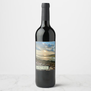 Étiquette Pour Bouteilles De Vin Travel Bali Indonésie Séjour Couchers de soleil Ch