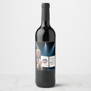 Étiquette Pour Bouteilles De Vin Trump le plus grand Mariage Extraordinaire