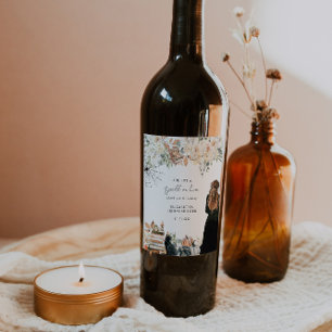 Étiquette Pour Bouteilles De Vin Un Sort   Fête de Mariée Halloween