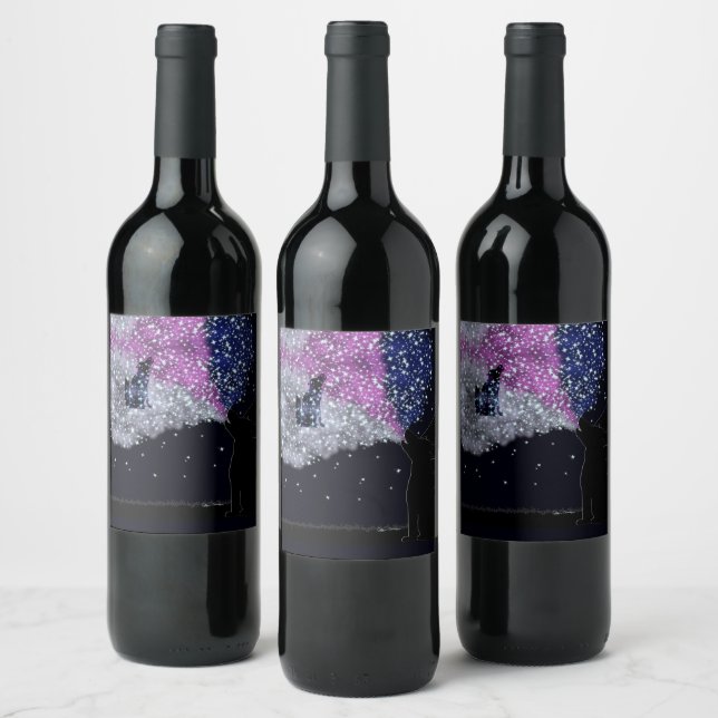 Étiquette Pour Bouteilles De Vin Une nuit d'été avec Sirius (Bouteilles)