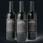 Étiquette Pour Bouteilles De Vin Vélo Tandem Sur Mariage Chalkboard<br><div class="desc">Ces étiquettes de bouteilles de vin sont parfaits pour tout couple qui planifie une fête mariage romantique. Le design est composé d'un arrière - plan à effet de tableau de bord branché avec un design de moto en tandem mignon. Le simple modèle peut être personnalisé pour votre événement spécial et...</div>
