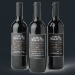 Étiquette Pour Bouteilles De Vin Vélo Tandem Sur Mariage Chalkboard<br><div class="desc">Ces étiquettes de bouteilles de vin sont parfaits pour tout couple qui planifie une fête mariage romantique. Le design est composé d'un arrière - plan à effet de tableau de bord branché avec un design de moto en tandem mignon. Le simple modèle peut être personnalisé pour votre événement spécial et...</div>