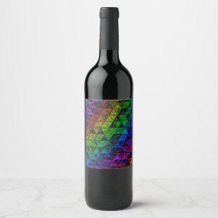 Étiquette Pour Bouteilles De Vin Verre de fierté