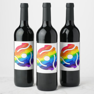 Étiquette Pour Bouteilles De Vin Vibran de l'adaptateur d'enregistrement SlipperyJo