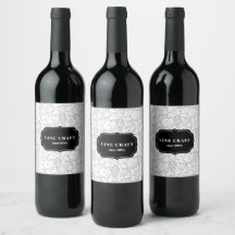 Vigne noire et blanche Élégant Esthétique.